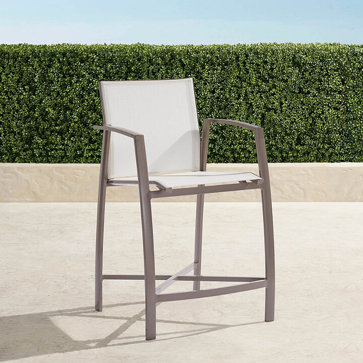 Newport Counter Stool in Aluminum