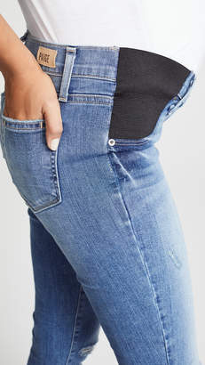 Paige Verdugo Maternity Crop Jeans