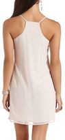 Thumbnail for your product : Charlotte Russe Tribal Bling Sequin Sleeveless Chiffon Shift