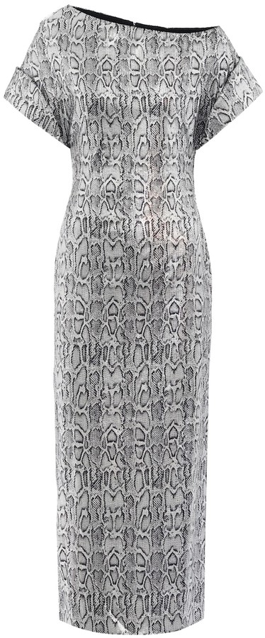 snake print dress size 18