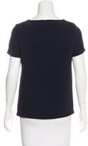 Thumbnail for your product : Maje Embellished Short Sleeve Top