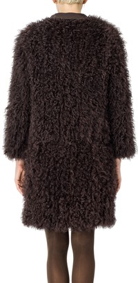 Max Studio Curly Fur Coat