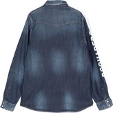Thumbnail for your product : DSQUARED2 Kids Patchwork Denim Shirt
