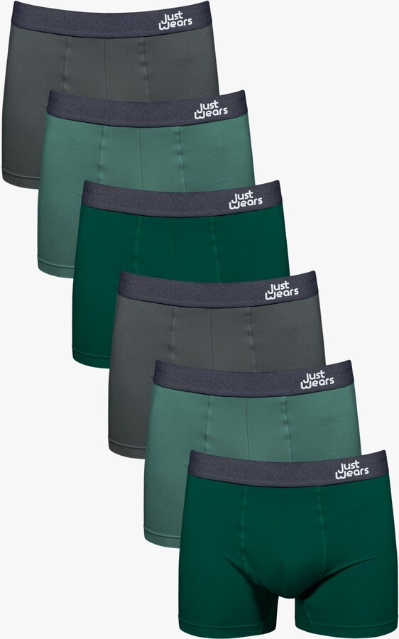 JustWears Active Boxers, Pack of 6 ShopStyle