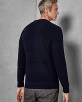 Thumbnail for your product : Ted Baker LATARTT Tall chunky textured wool crew neck