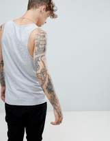 Thumbnail for your product : AllSaints singlet in grey with logo