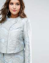 Thumbnail for your product : ASOS Curve Spring Bloom Jacquard Jacket