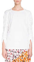 Thumbnail for your product : Kenzo Drawstring-Sleeve Cotton Top