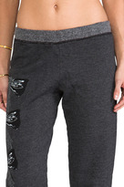 Thumbnail for your product : Lauren Moshi Gia Color Chain Bow Leg Sweatpants