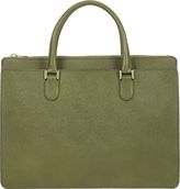 Thumbnail for your product : Valextra Madison Working Bag-Green