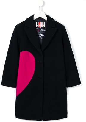 MSGM Kids 'Heart' coat