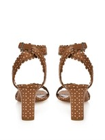 Thumbnail for your product : Tabitha Simmons Leticia leather block-heel sandals