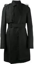 Thumbnail for your product : Rick Owens waist-tie trench coat