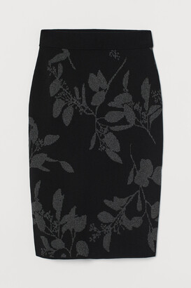 H&M Jacquard-knit skirt