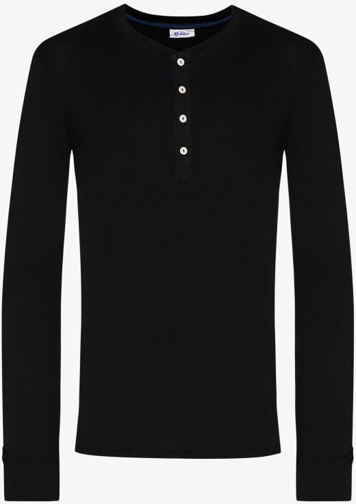 Schiesser Karl-Heinz Button Long Sleeve T-Shirt - ShopStyle