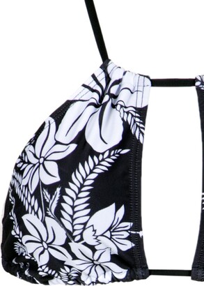 AMIR SLAMA Floral Print Bikini Set