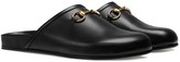 Thumbnail for your product : Gucci Horsebit leather slippers