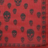 Thumbnail for your product : Alexander McQueen Classic Silk Chiffon Skull Scarf