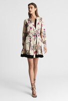 Thumbnail for your product : Reiss Orchid Print Mini Dress