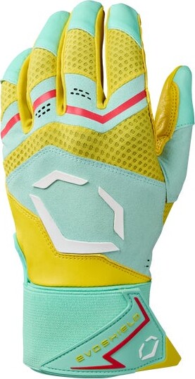 EVOSHIELD Men's Carbyne Batting Gloves with Strap