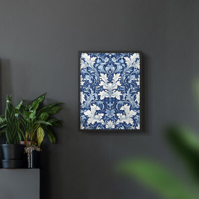 Lark Manor WM MORRIS Series DXXXVII -Premium Framed Print -Ready to Hang - No Nails Required