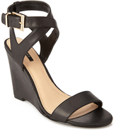 Thumbnail for your product : Forever 21 Buckled Wedge Sandals
