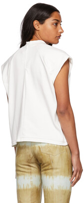 REMAIN Birger Christensen White Verona High-Neck T-Shirt