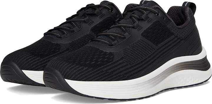 Orthofeet Relay Women's Walking Shoes Black : 7 EE - Extra Wide Textile