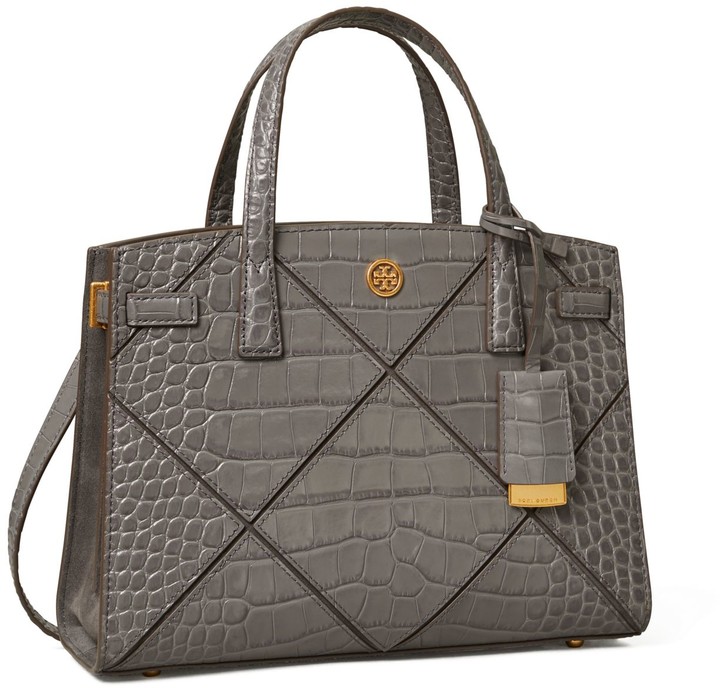 Tory Burch Walker Diamond Embossed Small Satchel ShopStyle