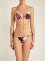 Thumbnail for your product : Dolce & Gabbana Floral Print Adjustable Bikini - Womens - Pink Multi