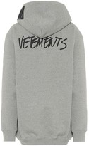 Thumbnail for your product : Vetements Oversized cotton-blend hoodie