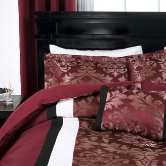 Trademark Global Oriental Maroon 7-Piece Queen Comforter Set
