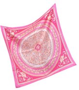 Thumbnail for your product : Versace Floral Silk Square Scarf