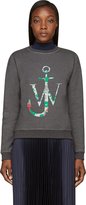 Thumbnail for your product : J.W.Anderson Grey Camo Logo Sweatshirt