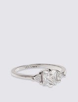 Thumbnail for your product : Marks and Spencer Platinum Plated Refined Trilogy Ring