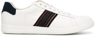 Paul Smith lace-up low-top sneakers - men - Cotton/Leather/Suede/rubber - 6