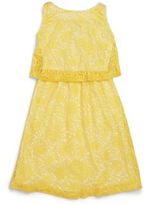 Thumbnail for your product : K.C. Parker Girl's Lace Overlay Dress
