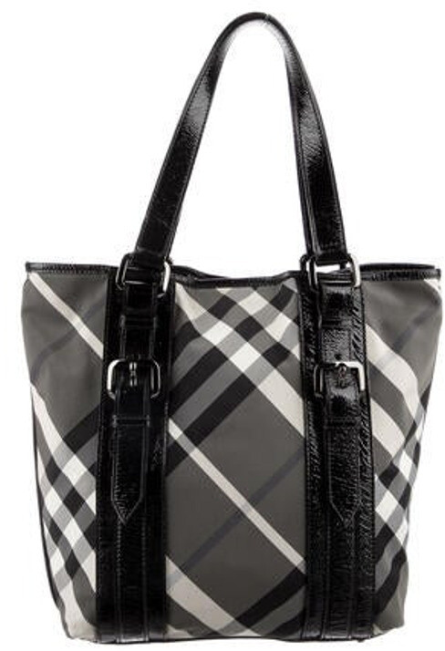 Burberry Gray Handbags | Shop the world's largest collection of 