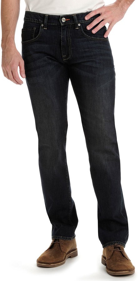 men's lee modern series stretch relaxed bootcut jeans