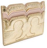Thumbnail for your product : Tory Burch Scallop T Metallic Card Case