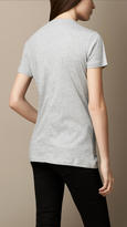 Thumbnail for your product : Burberry Embroidered Cotton Jersey T-Shirt