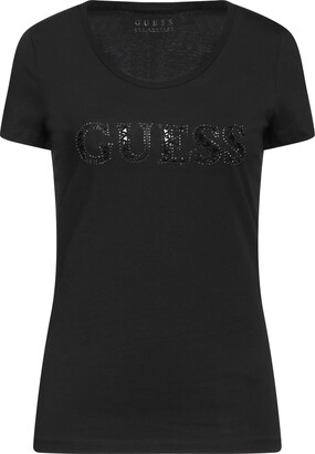 GUESS Women's Black T-shirts | ShopStyle