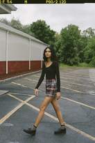 Thumbnail for your product : Urban Outfitters Plaid Notch Pelmet Mini Skirt