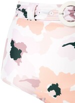Thumbnail for your product : Peony Swimwear Floral High-Rise Bikini Bottoms