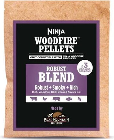 Ninja Woodfire Pellets, Robust Blend Starter Bag - Up To 3 Uses (XSKOP2R)