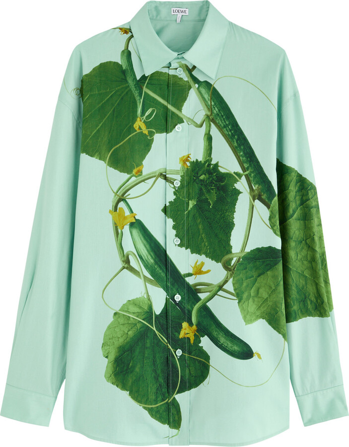 Loewe Printed Cotton-blend Shirt