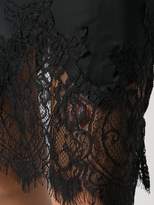 Thumbnail for your product : Gold Hawk Lace-Trimmed Slip Silk Dress