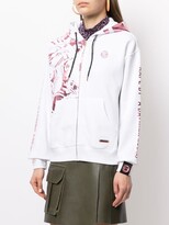 Thumbnail for your product : AAPE BY *A BATHING APE® Graphic-Print Zip-Up Hoodie