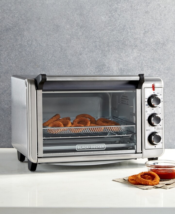 BLACK+DECKER TO1747SSG 4 Slice Air Fry Toaster Oven