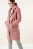 Thumbnail for your product : Next Womens Brown Long Teddy Borg Jacket